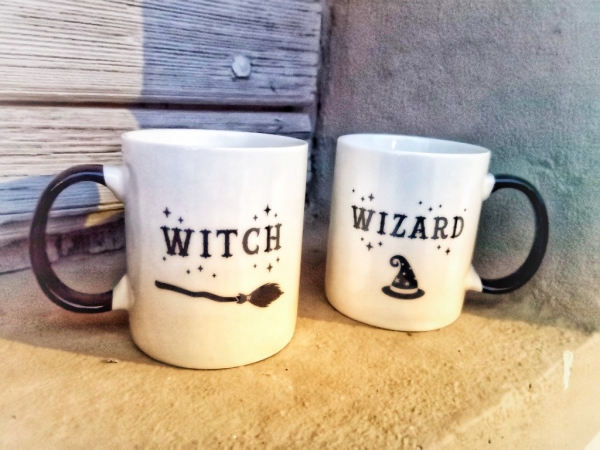 Tassenset "Witch&Wizard"